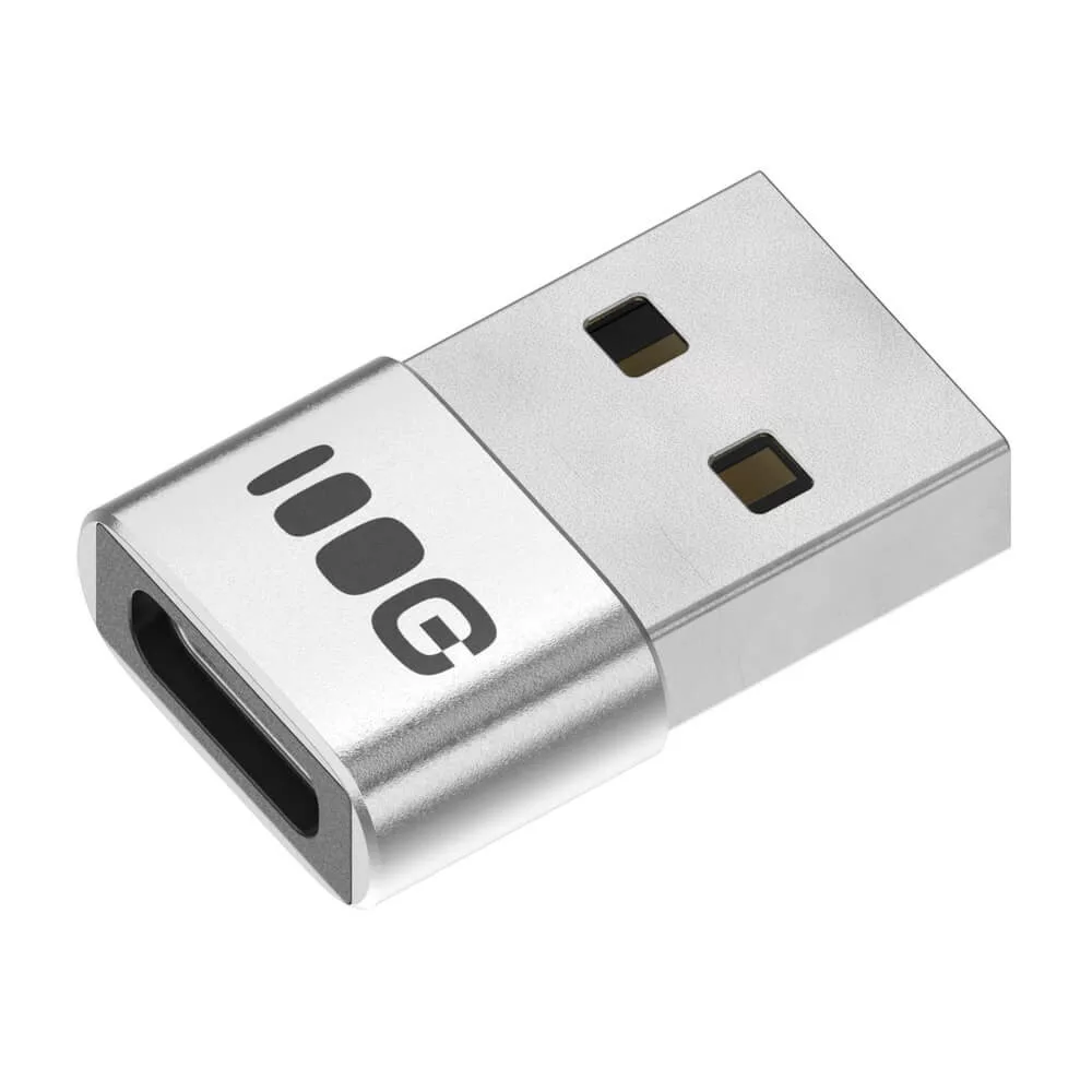   GreenCell Plug&Play adapter 2.4A USB-A USB-C data transfer 480 Mbps 12W alumínium