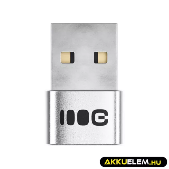 GreenCell Plug&Play adapter 2.4A USB-A USB-C data transfer 480 Mbps 12W alumínium - GreenCell