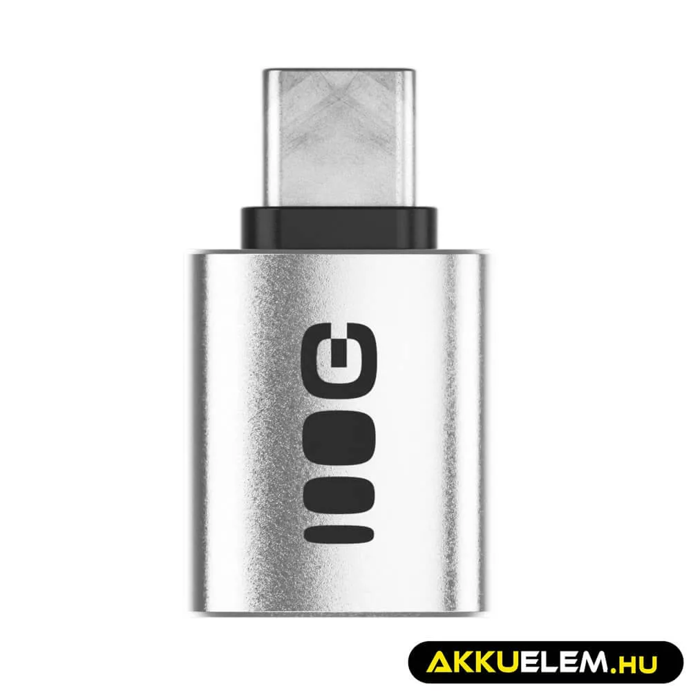 GreenCell OTG adapter 2.4A USB-C USB-A data transfer 480 Mbps 12W alumínium