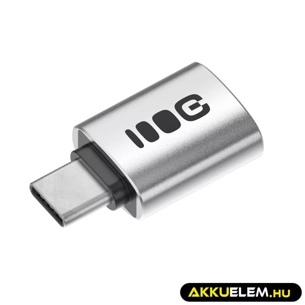 GreenCell OTG adapter 2.4A USB-C USB-A data transfer 480 Mbps 12W alumínium