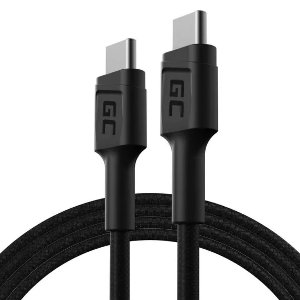 GreenCell kábel PowerStream USB-C USB-C 120cm Power Delivery (60W) 480 Mbps Ultra Charge QC 3.0 - GreenCell