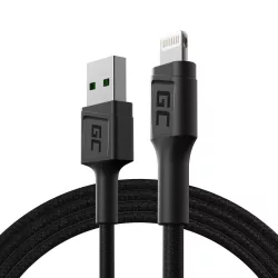   GreenCell kábel PowerStream USB-A Lightning 120cm quick charge Apple 2.4A