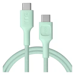   GreenCell USB-C kábel 1.2m 100W PowerStream gyorstöltő PD mentazöld