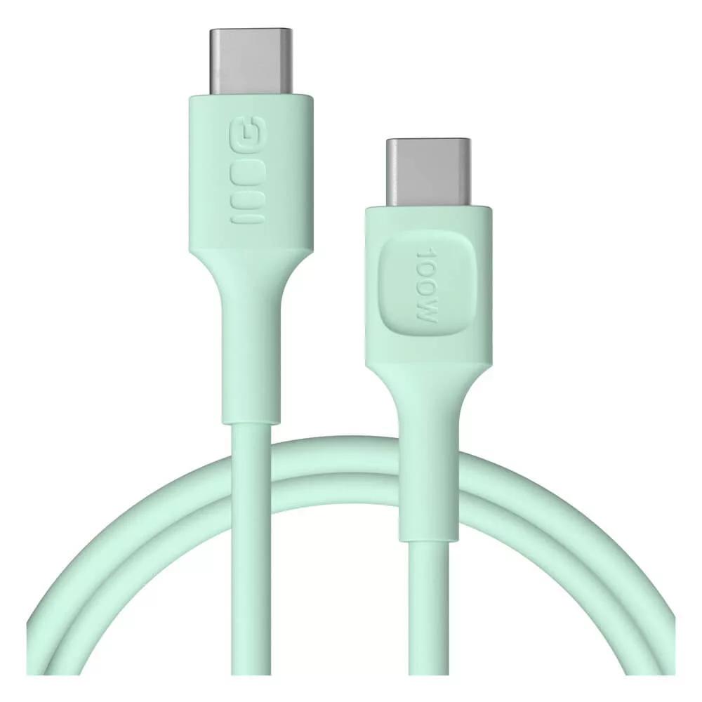   GreenCell USB-C kábel 1.2m 100W PowerStream gyorstöltő PD Zöld
