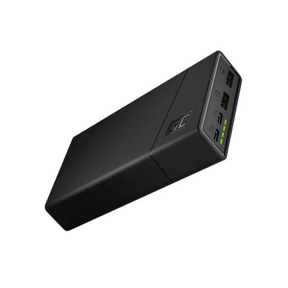 Power Bank GreenCell PowerPlay20 20000mAh gyorstöltő 2x USB Ultra Charge 2x USB-C Power Delivery 18W - GreenCell