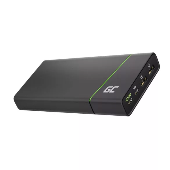 Power Bank GreenCell PowerPlay Ultra 26800mAh 128W 4-port laptop MacBook iPad iPhone Nintendo Switch - GreenCell
