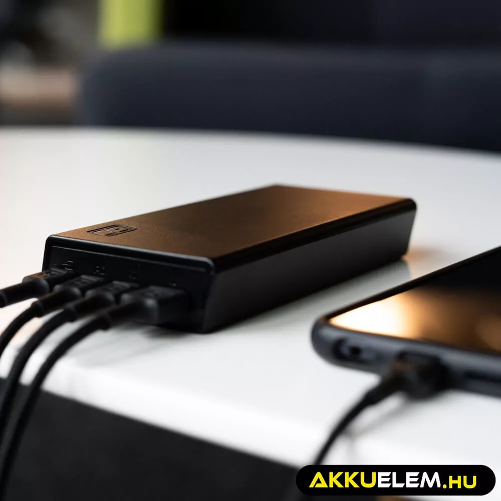 GreenCell PowerPlay 20S Power Bank 20000mAh 22.5W PD USB C gyorstöltő Portable Phone töltő iPhone 15 14 13 12