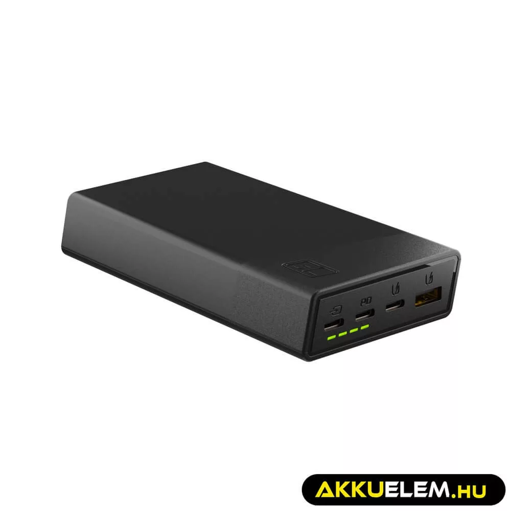 GreenCell PowerPlay 20S Power Bank 20000mAh 22.5W PD USB C gyorstöltő Portable Phone töltő iPhone 15 14 13 12