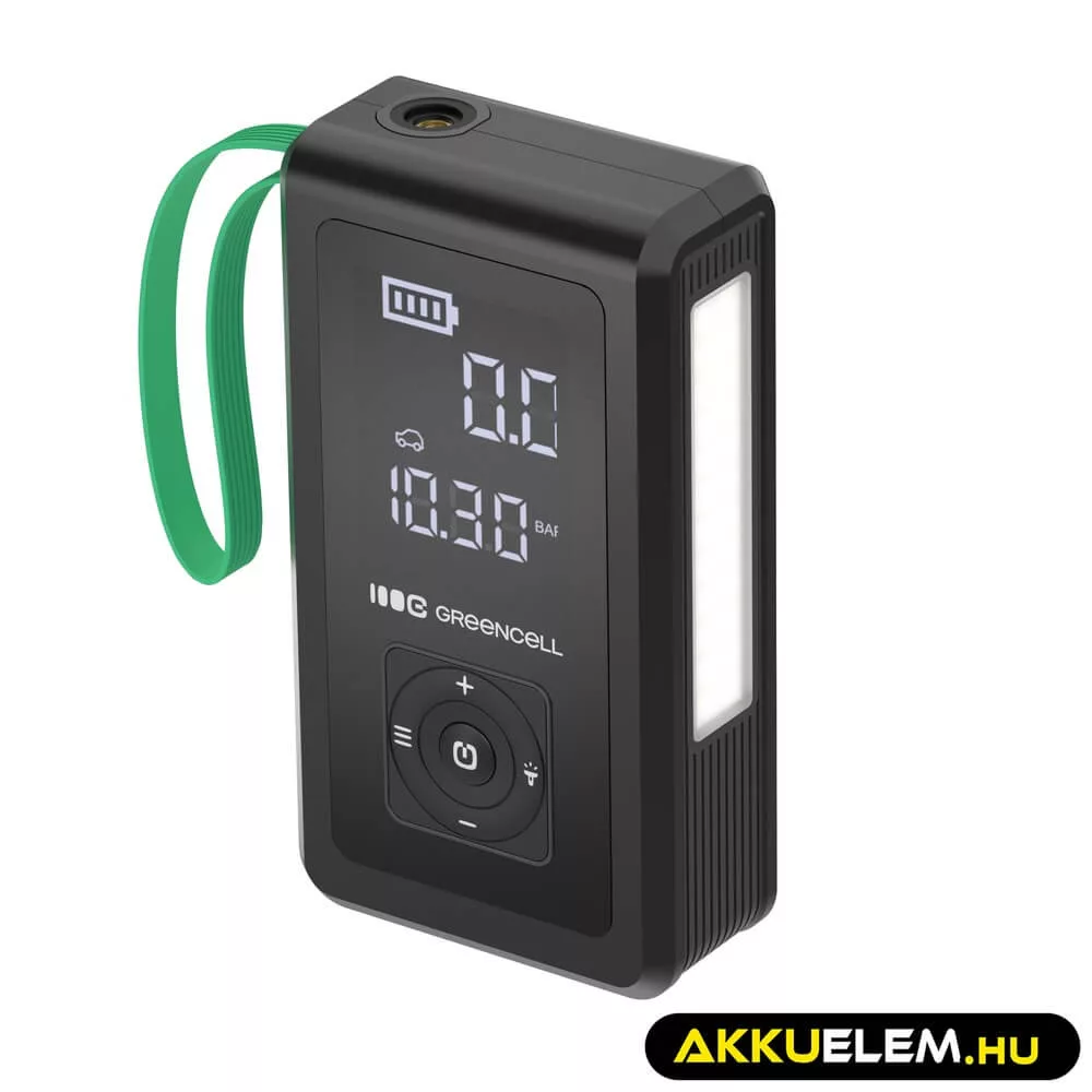 GreenCell PowerBoost Air / Starter / Powerbank autós compressor 29.6Wh 1000A Bikázó