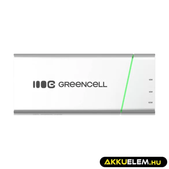 Powerbank GreenCell PowerPlay Pro 20800mAh 65W gyorstöltő PD Ultra Charge - GreenCell