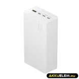 GreenCell PowerPlay 30 Fehér power bank 30 000mAh 22.5W 4 port - GreenCell