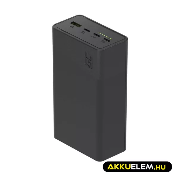 GreenCell PowerPlay 30 fekete powerbank 30 000mAh 22.5W 4 port - GreenCell