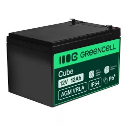 GreenCell AGM VRLA 12V 12Ah akkumulátor riasztókhoz