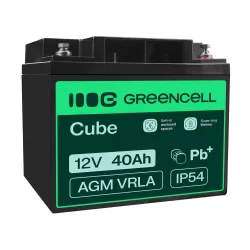   GreenCell AGM VRLA 12V 40Ah akkumulátor fűnyírókhoz robogókhoz hajókhoz