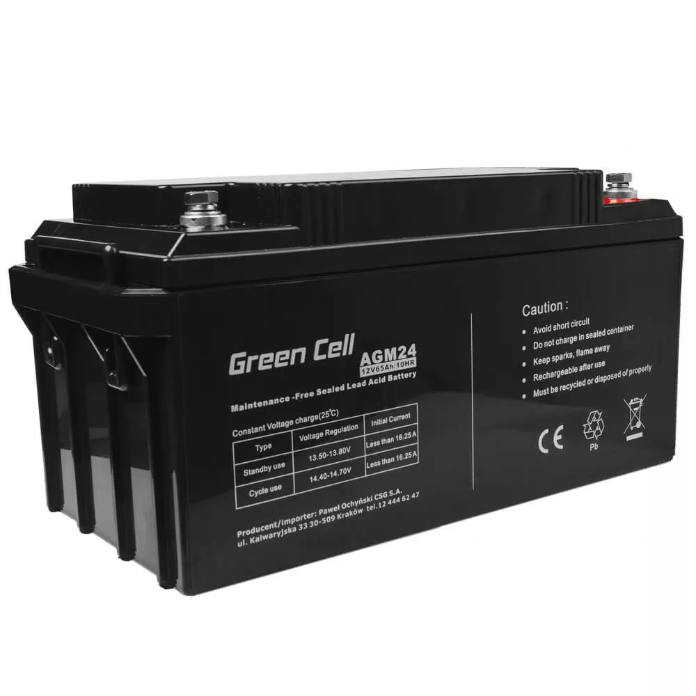 GreenCell AGM akkumulátor 12V 65Ah