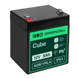 GreenCell AGM VRLA 12V 5Ah zselés akkumulátor - GreenCell