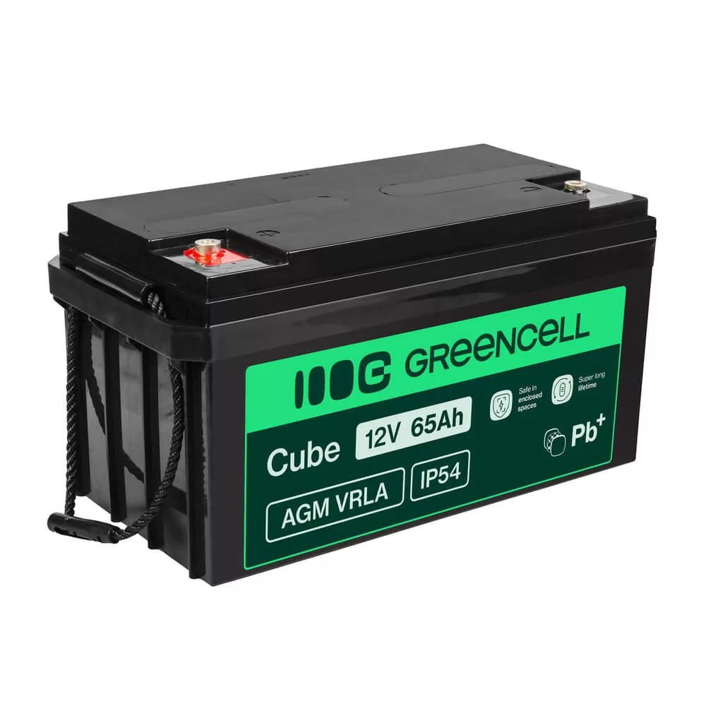 GreenCell AGM VRLA 12V 65Ah akkumulátor napelemes rendszerekhez hajókhoz GreenCell AGM VRLA 12V 65Ah akkumulátor napelemes rendszerekhez hajókhoz