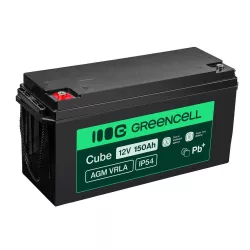   GreenCell AGM VRLA 12V 150Ah akkumulátor napelemes rendszerekhez hajókhoz