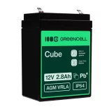 GreenCell AGM VRLA 12V 2.8Ah zselés akkumulátor - GreenCell