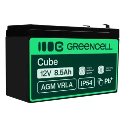 GreenCell AGM VRLA 12V 8.5Ah akkumulátor riasztókhoz