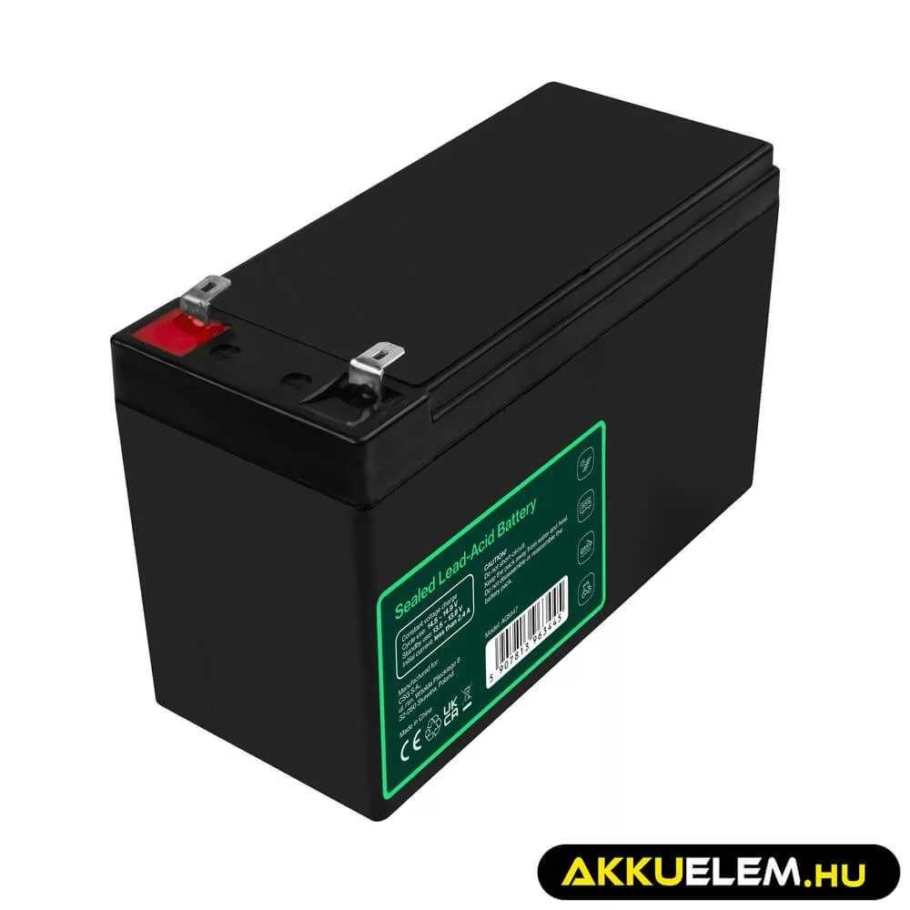 GreenCell AGM VRLA 12V 8.5Ah akkumulátor riasztókhoz