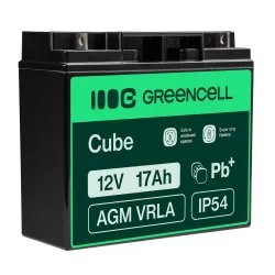   GreenCell AGM VRLA 12V 17Ah akkumulátor fűnyírókhoz robogókhoz hajókhoz