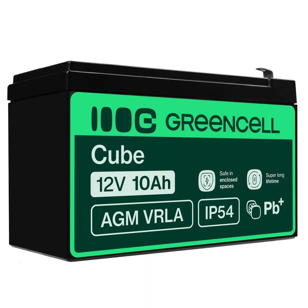   GreenCell AGM VRLA 12V 10Ah akkumulátor szünetmentes egységekhez