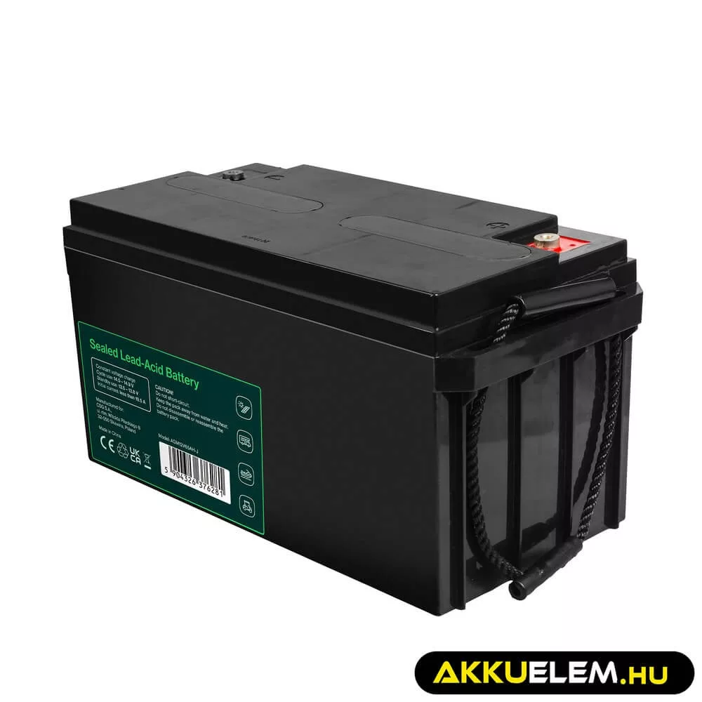 GreenCell Cube AGM VRLA IP54 12V 65Ah akkumulátor fűnyírókhoz robogókhoz hajókhoz