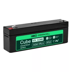 GreenCell AGM VRLA 12V 2.5Ah akkumulátor (178x36x66mm)