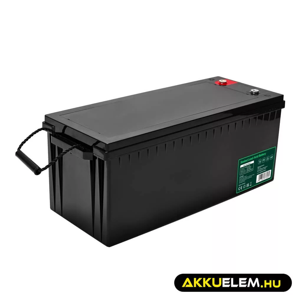 GreenCell AGM VRLA 12V 175Ah akkumulátor hajókhoz napelemes rendszerekhez (532x207x220mm)