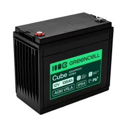   GreenCell AGM VRLA 12V 135Ah akkumulátor hajókhoz napelemes rendszerekhez (341x173x287mm)