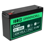 GreenCell AGM VRLA 6V 12Ah zselés akkumulátor - GreenCell
