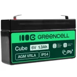 GreenCell AGM VRLA 6V 1.3Ah zselés akkumulátor - GreenCell