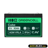 GreenCell AGM VRLA 6V 10Ah zselés akkumulátor - GreenCell