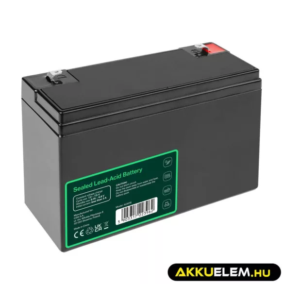 GreenCell AGM VRLA 6V 10Ah zselés akkumulátor - GreenCell