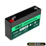 GreenCell AGM VRLA 6V 1.2Ah zselés akkumulátor - GreenCell