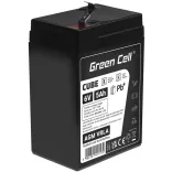 GreenCell CUBE AGM IP54 6V 5Ah VRLA akkumulátor Gel Deep Cycle - GreenCell