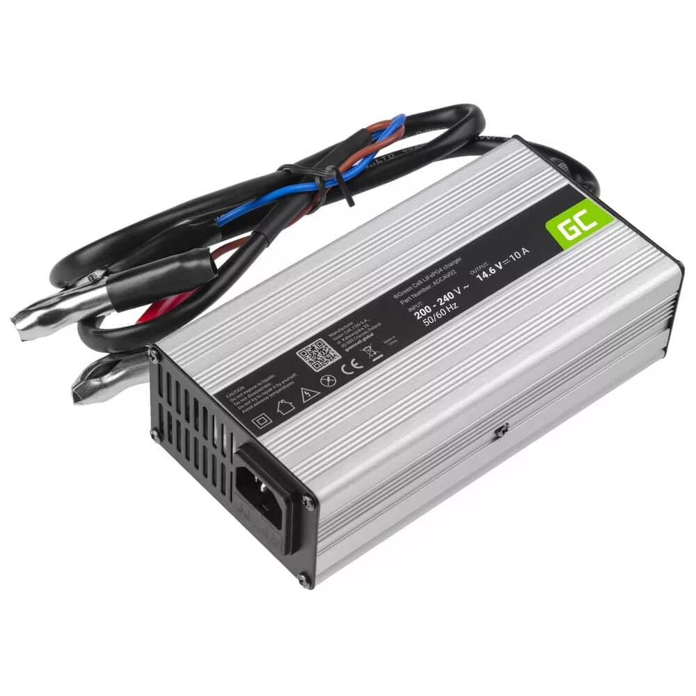 GreenCell töltő LiFePO4 akkukhoz 14.6V 10A GreenCell töltő LiFePO4 akkukhoz 14.6V 10A