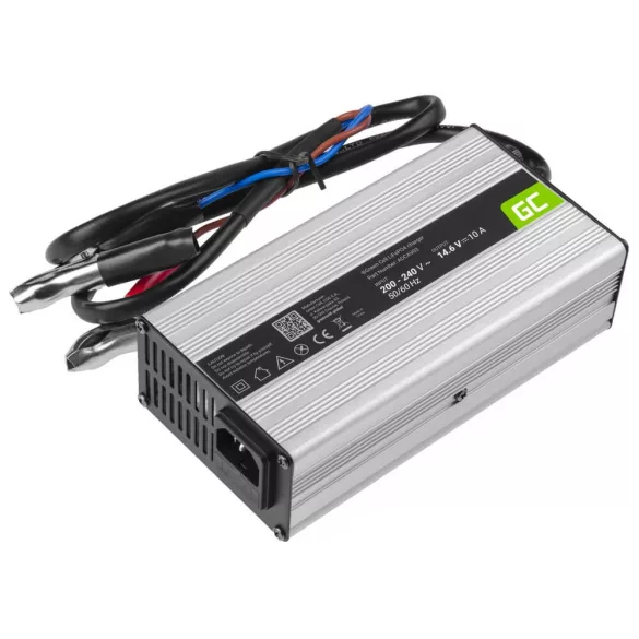 GreenCell töltő LiFePO4 akkukhoz 14.6V 10A - GreenCell