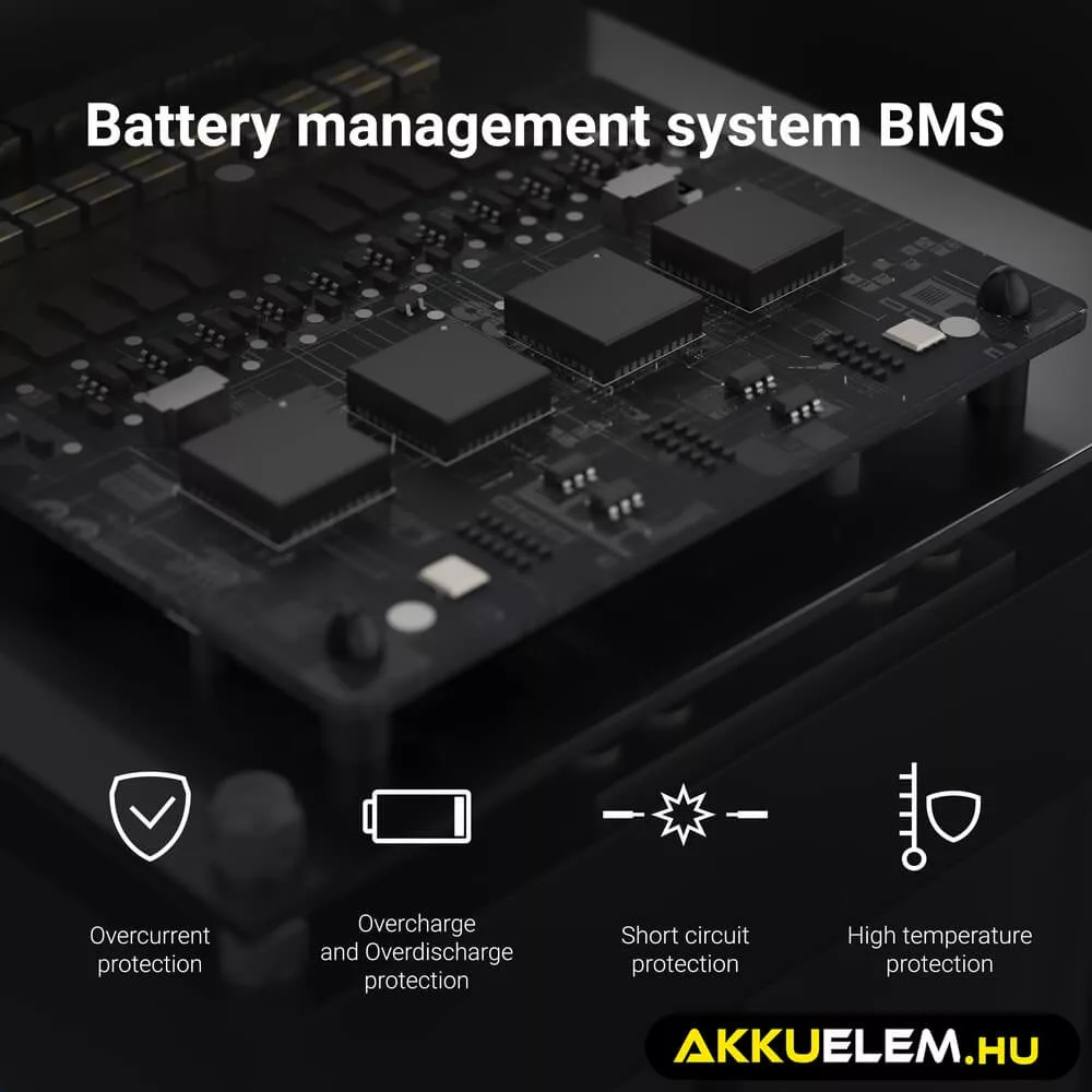 GreenCell LiFePO4 akkumulátor 12V 12.8V 60Ah napelemes rendszerekhez lakóautókhoz hajókhoz