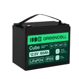 GreenCell CUBE LiFePO4 60Ah 12.8V 768Wh Lítium-Vas-Foszfát akkumulátor lakóautókhoz - GreenCell