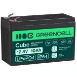 GreenCell CUBE LiFePO4 10Ah 12.8V 128Wh Lithium-iron-phosphate akkumulátor - GreenCell