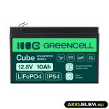 GreenCell CUBE LiFePO4 10Ah 12.8V 128Wh Lithium-iron-phosphate akkumulátor - GreenCell