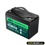 GreenCell CUBE LiFePO4 125Ah 12.8V 1600Wh Lítium-Vas-Foszfát akkumulátor lakóautókhoz napelemes rendszerekhez hajókhoz - GreenCell