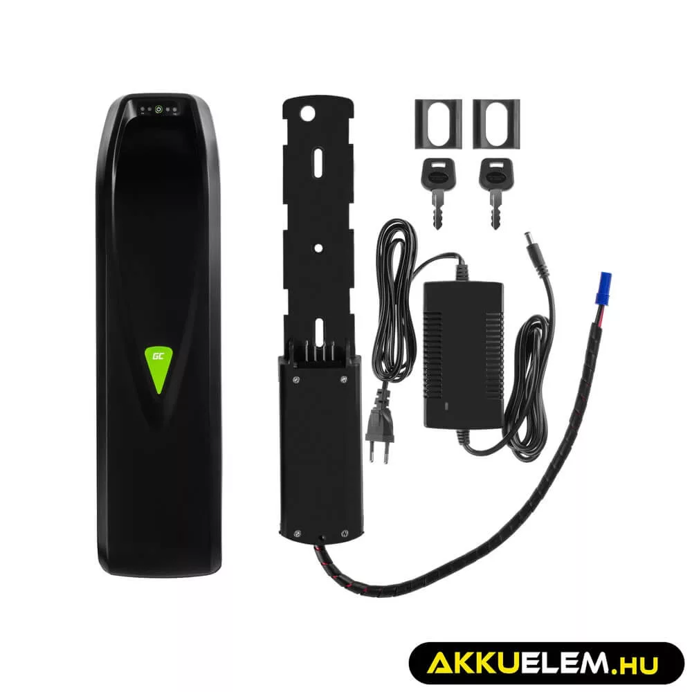 Utángyártott PowerMove E-Bike akkumulátor 36V 14.5Ah Li-Ion Down Tube Töltővel