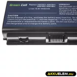 Utángyártott laptop akkumulátor AS07B31 AS07B41 AS07B51 Acer Aspire 5220 5520 5720 7720 7520 5315 5739 6930 5739G - GreenCell