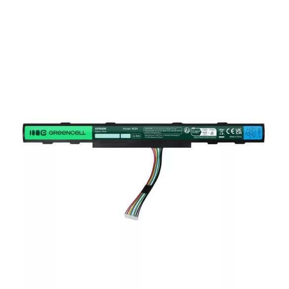 Utángyártott laptop akkumulátor AS16A5K Acer Aspire E15 E5-553 E5-553G E5-575 E5-575G F15 F5-573 F5-573G - GreenCell