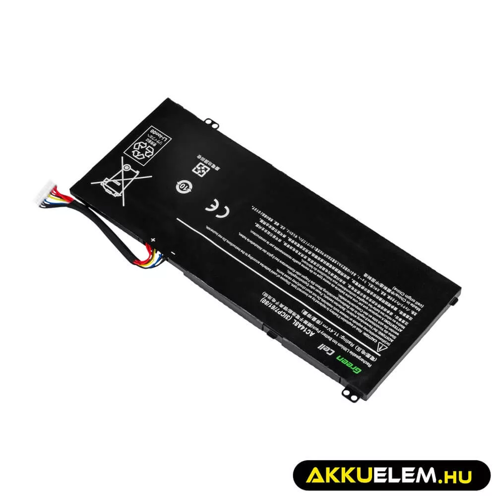 Utángyártott laptop akkumulátor AC14A8L AC15B7L Acer Aspire Nitro V15 VN7-571G VN7-572G VN7-591G VN7-592G i V17 VN7-791G VN7-792G