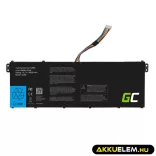 Utángyártott laptop akkumulátor AC14B3K AC14B8K Acer Aspire 5 A515 A517 R15 R5-571T Spin 3 SP315-51 SP513-51 Swift 3 SF314-52 - GreenCell
