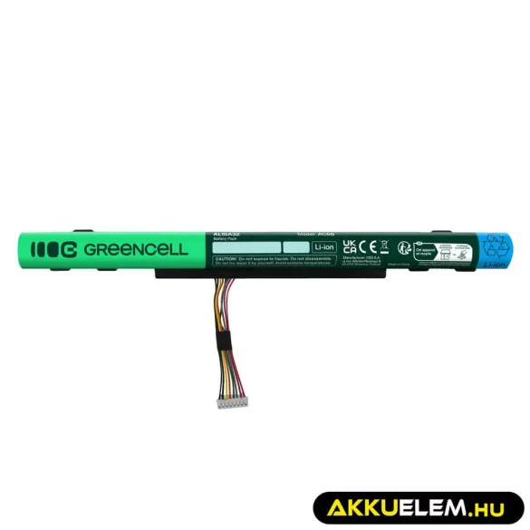 Utángyártott laptop akkumulátor AL15A32 Acer Aspire E5-573 E5-573G E5-573TG E5-722 E5-722G V3-574 V3-574G TravelMate P277 - GreenCell